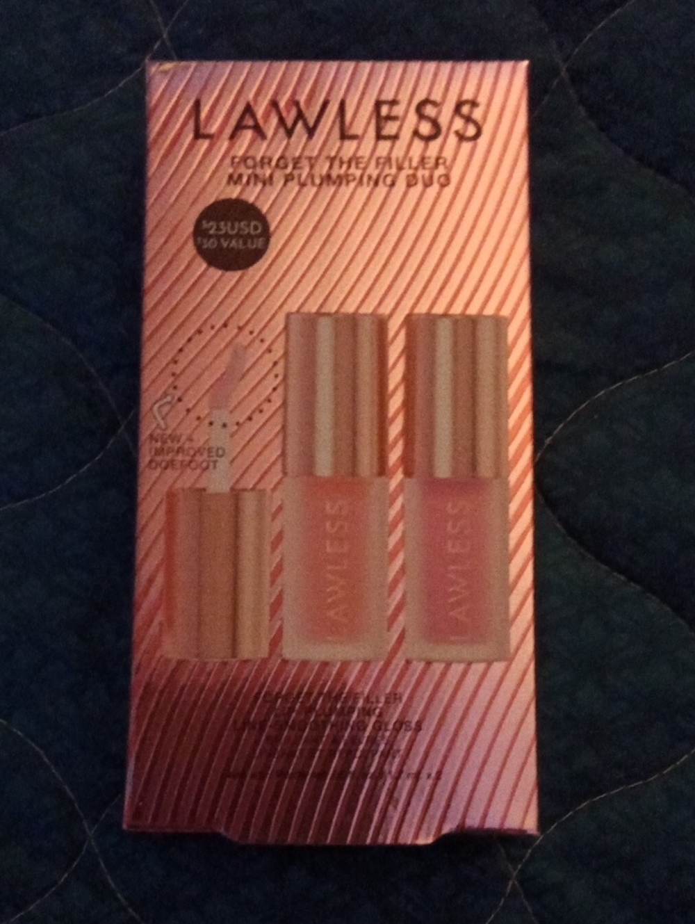 LAWLESS Rose Gold Plumping Lip Gloss Duo